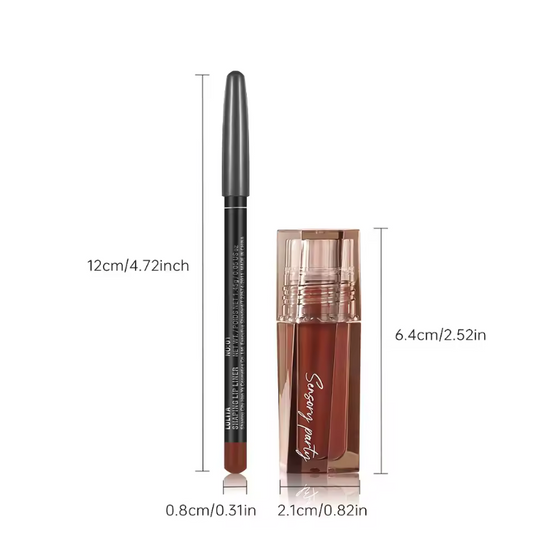 Hydraterende lipgloss- en liplinerset